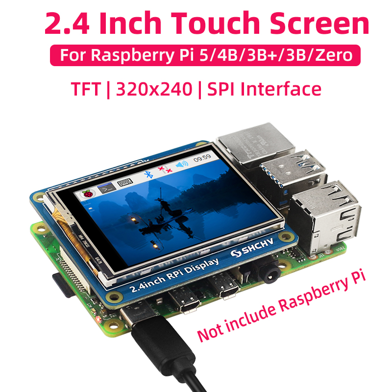 Turing Pi 2 - SHCHV Pantalla táctil de 2,4 pulgadas
