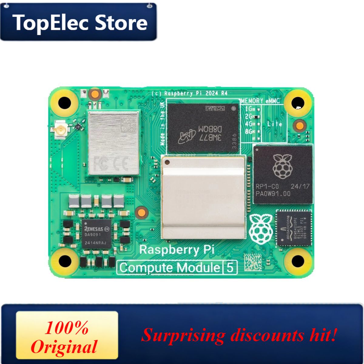 Placa de Desarrollo TopElec Ra - Raspberry Pi 5 8Gb reseña y precio