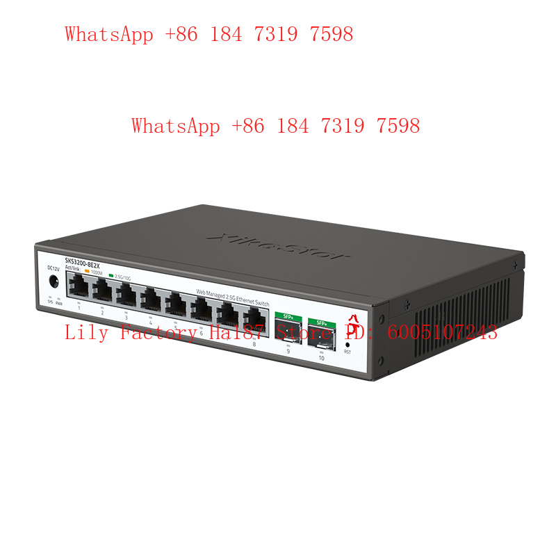 XikeStor 8*2.5G RJ45 2*10G SFP - Sfp+ 10G Managed Switch 8 Port reseña y precio
